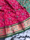 Vsaree Patola Soft Silk Saree And Zari Weaving With Rich Pallu Saree And Blouse