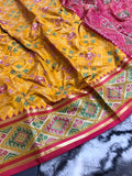 Vsaree Patola Soft Silk Saree And Zari Weaving With Rich Pallu Saree And Blouse