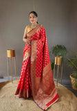 Vsaree Printed Design Soft Silk Saree With Rich Designer Pallu And Blouse