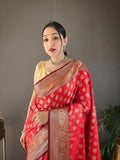 Vsaree Printed Design Soft Silk Saree With Rich Designer Pallu And Blouse