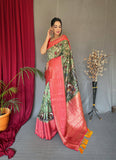 Vsaree Patola Soft Silk Saree And Zari Weaving With Rich Pallu Saree And Blouse