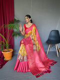 Vsaree Patola Soft Silk Saree And Zari Weaving With Rich Pallu Saree And Blouse