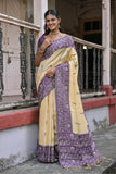 Vsaree Wine Raw Silk Saree With All over weaving Butties And weving pallu and Blouse